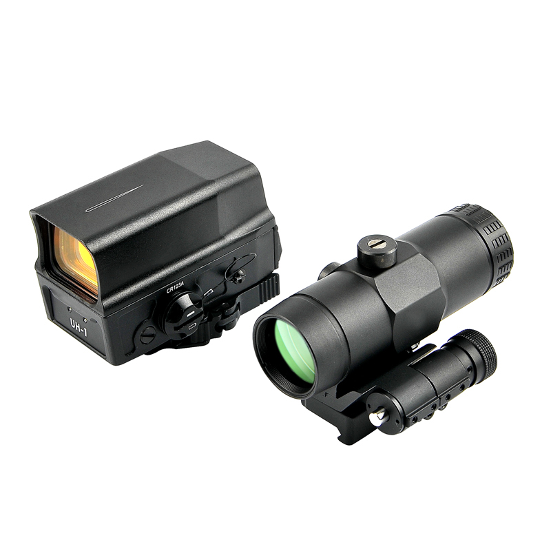 Opitical UH1 + VMX-3T Combo Red Dot Sight 3X Magnifier RED